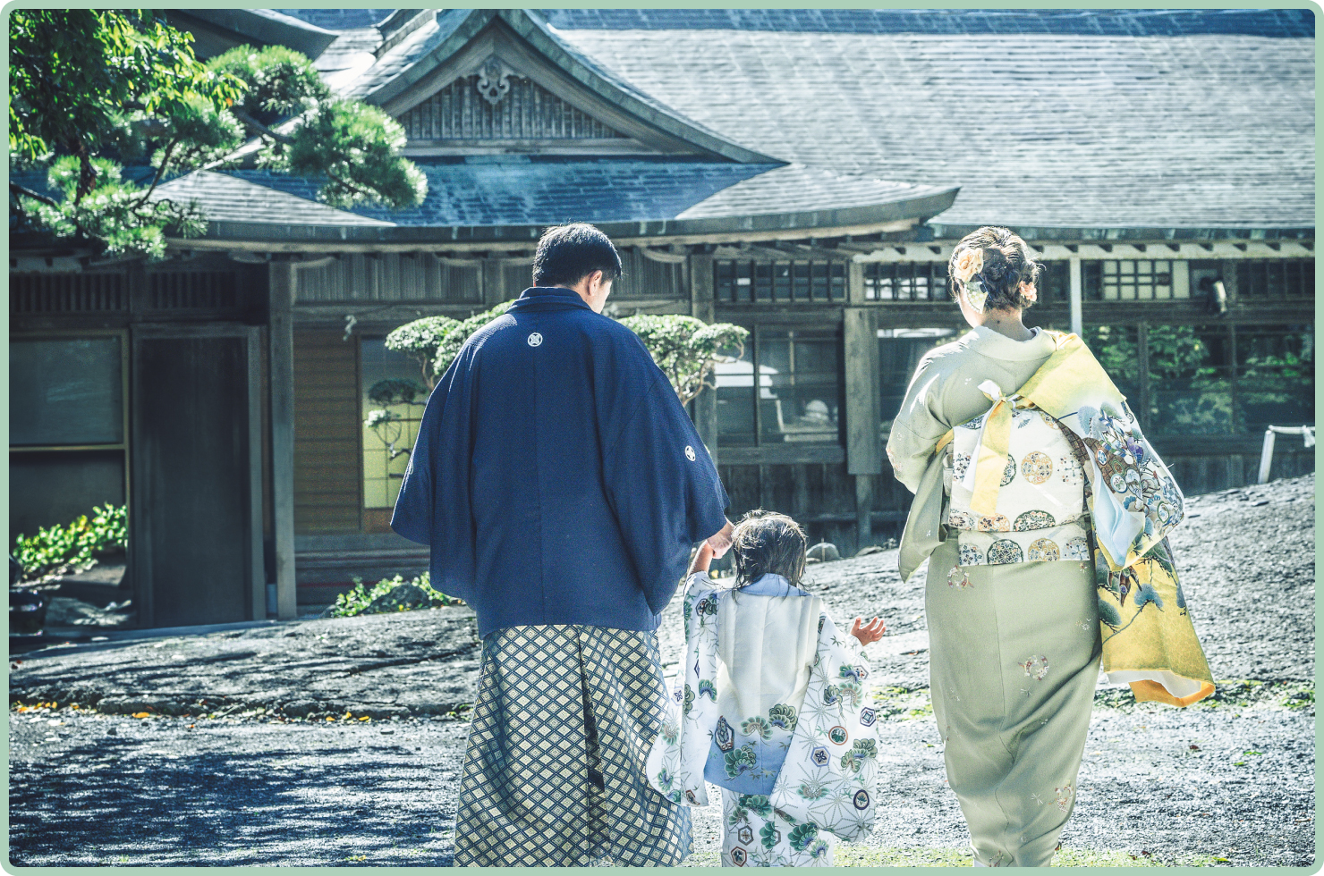 あおきレンタル衣裳で家族全員が和装レンタル